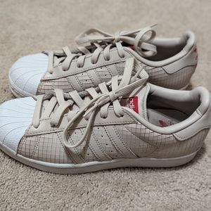 Adidas Youth Original Superstar J F37787 Cream/White US Size 5